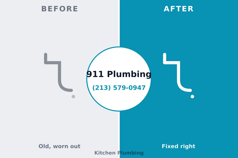 Before and after: plumbing repair Spanish Springs, NV